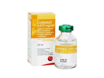 Luteosyl 0,075mg/ml inj 20ml