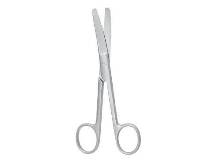Nůžky chir. zahnuté TT 14cm CVET