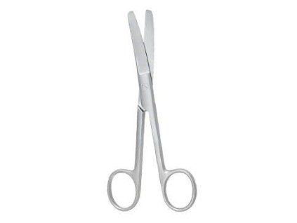 Nůžky chir. zahnuté TT 18cm CVET
