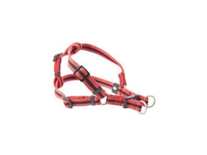 Postroj BUSTER Airmesh reflexní M, 25mm červený