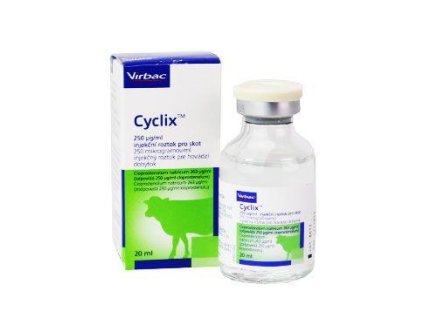 Cyclix 250 RG/ml inj 20ml