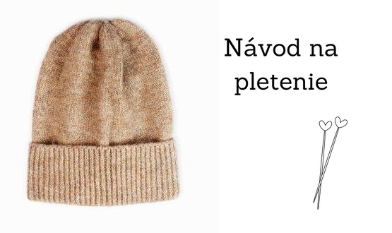 Návod na jednoduchú pletenú čiapku