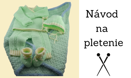 Súprava pre bábätko 3. časť: Pletená čiapočka