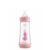 Dojčenská fľaša CHICCO Perfect 5 silikón, dievča 300 ml