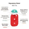Silikónová kapsička Squeasy Gear červená 180 ml