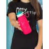 480 Silikónová fľaša Squeasy Gear ružová 480 ml