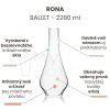 Karafa na víno RONA BALLET 2280 ml