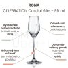 Pohár na víno RONA CELEBRATION Cordial 6 ks 95 ml