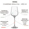 Pohár na víno RONA CHARISMA Wine 4 ks - 450 ml