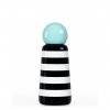 Termo fľaša do školy LUND LONDON Mini 300 ml - Stripe With Mint