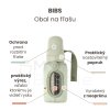 Obal na fľašu BIBS malý sage 110 ml
