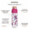 Plastová fľaša QUOKKA Tritan Ice Offset Botanical 840 ml