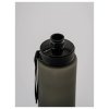 Plastová fľaša do školy s uzáverom EQUA - Matte Black 600 ml