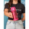 Detská termoska so slamkou Thermos - ružová 355 ml