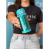 Detská termoska so slamkou Thermos - tyrkysová 355 ml