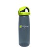 Plastová fľaša Nalgene - OTF Charcoal, w/Lime Charcoal Sustain - 650 ml