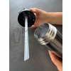 Termoska so slamkou Thermos - čierna 470 ml