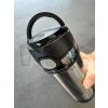 Termoska so slamkou Thermos - čierna 470 ml