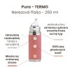 TERMO fľaša s náustkom Pura - moss 260 ml