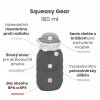 Silikónová kapsička Squeasy Gear sivá 180 ml