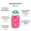 Silikónová kapsička Squeasy Gear ružová 180 ml