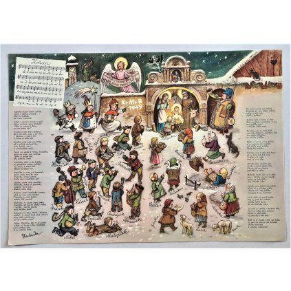 Vojtěch Kubašta - koleda 1949