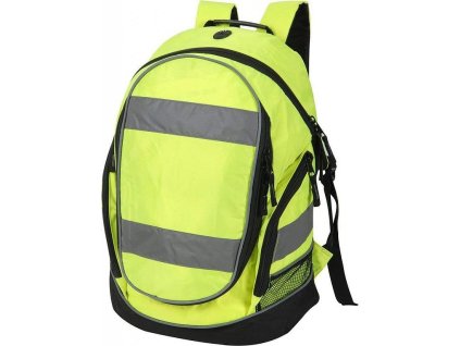 Reflexní vodotěsný batoh London s velkou hlavní kapsou (Barva Hi-Vis Orange, Velikost 42 x 28 x 15 cm)