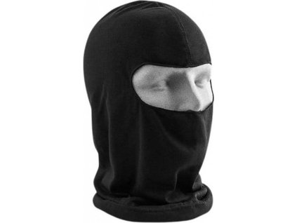 Kukla Balaclava z mikrovlákna s otvorem pro tvář (Barva černá)