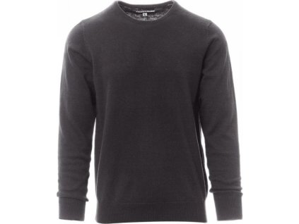 Unisex svetr Fly se žebrováním na manžetách v melírové variantě (Velikost XS, Barva POPELAVĚ ŠEDÁ MELANŽOVÁ)