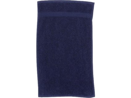 Luxusní jemný froté ručník pro hosty s dlouhým vlasem 30 x 50 cm, 550 g/m (Velikost 30 x 50 cm, Barva černá)