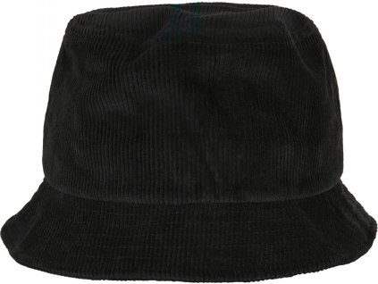 Manšestrový klobouček v univerzální velikosti (Barva černá, Velikost one size)