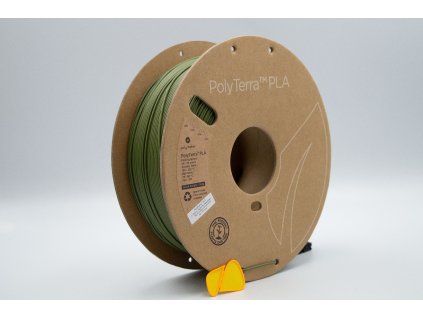 PLA PolyTerra filament Army Dark Green 1,75 mm Polymaker