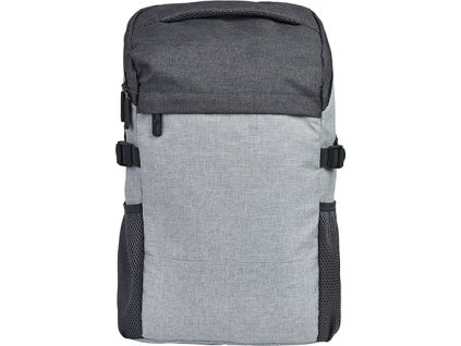 Batoh Copenhagen na notebook 17" s podélným bočním zipem, 15 litrů (Barva šedá melír, Velikost 45 x 30 x 11 cm)