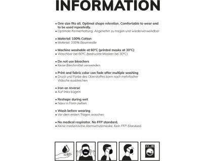 Bavlněná rouška Urban Cassics s nápisem Fuck Off (Barva černá, Velikost one size)