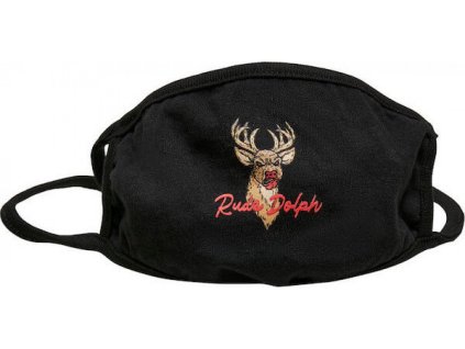 Bavlněná rouška Urban Classics se sobem (Barva černá, Velikost one size)