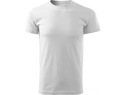 Bezešvé unisex tričko Heavy New Free se silikonovou úpravou (Velikost XS, Barva bílá)