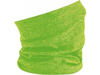 Bezešvý melírový nákrčník Morf Spacer 50 x 25 cm (Barva červená)