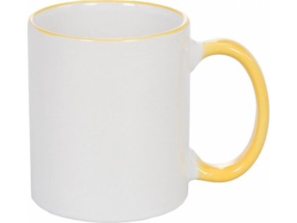 mockup barevny lem zluta cisty