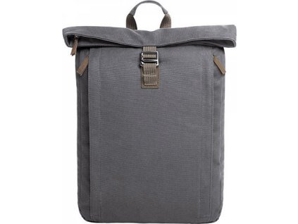 Celopolstrovaný batoh Country s kovovými detaily (Barva šedá tmavá, Velikost 31 x 50 x 10 cm)