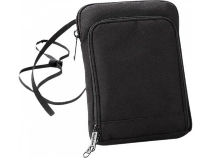 Cestovní dokladová taštička na krk BagBase  14 x 19 x 2 cm (Velikost 14 x 19 x 2 cm, Barva černá)