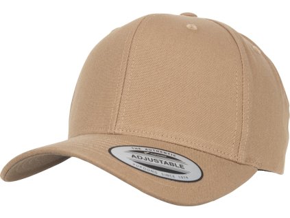 Čepice Flexfit se zakřiveným kšiltem a kovovou sponou, 6-panelová (Barva černá)