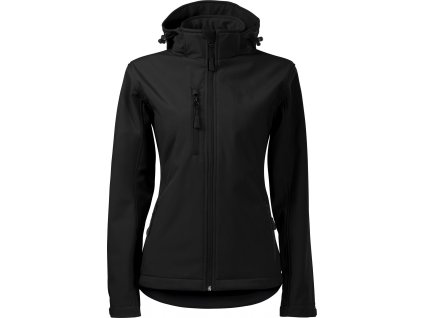 26565 damska 3vrstva softshellova bunda s prodlouzenym zadnim dilem cerna vel xxl