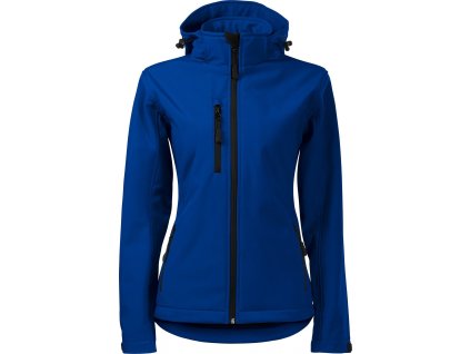 26571 damska 3vrstva softshellova bunda s prodlouzenym zadnim dilem modra kralovska vel l