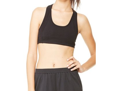 Dámská antimikrobiální sportovní podprsenka (Velikost XS, Barva černá)