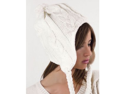 Dámská čepice Inuit Bobble s bambulí (Barva Černá)