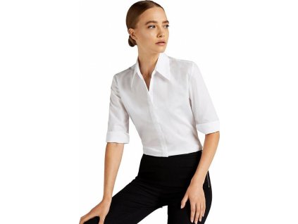 Dámská košile Continental Tailored fit 3/4 (Barva bílá, Velikost XS)