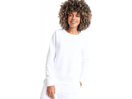 Dámská mikina AWDis Sweat (Velikost XS, Barva bílá)