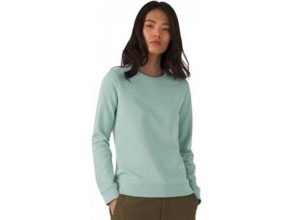 Dámská organická mikina BC bez zipu (Velikost XS, Barva bílá)