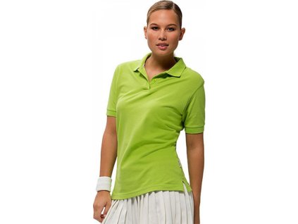 Dámská polokošile Forehand Slazenger s rozparky (Velikost S, Barva zelená jablková)