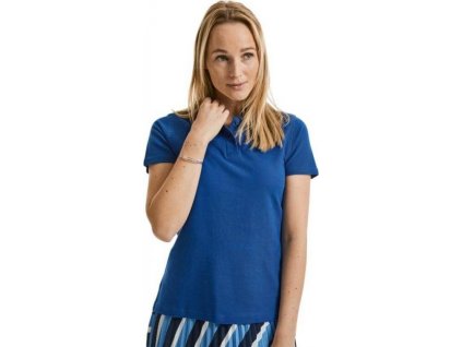 Dámská polokošile Russell Ultimate s rozparky 215 g/m (Velikost L, Barva bílá)